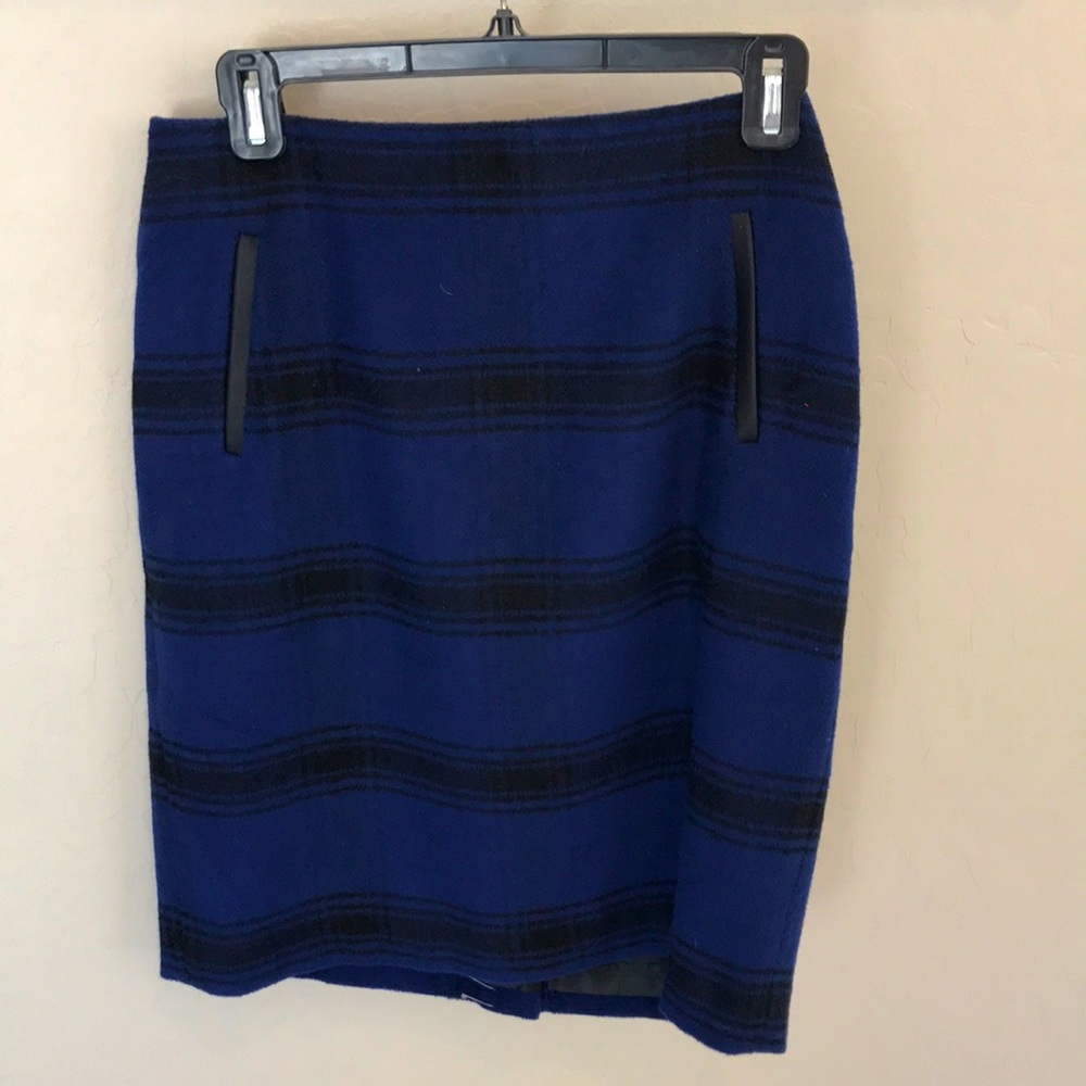 Talbots NWT wool blue 8 skirt